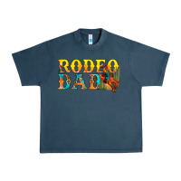 Midnight Navy Western Rodeo Dad Urban Heavy Tee - BundleAndBundleShop