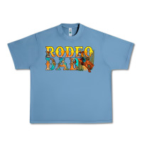 Pebble Blue Western Rodeo Dad Urban Heavy Tee - BundleAndBundleShop