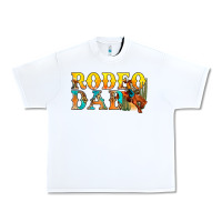White Western Rodeo Dad Urban Heavy Tee - BundleAndBundleShop