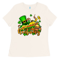 Bone St. Patrick's Kentucky map Ladies Tee - OliviaCreatesArt