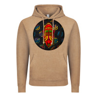 Vintage Coffee african masks round earrings 2 Vintage Hoodie - BundleAndBundleShop