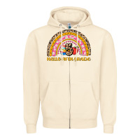 Sandshell back to school rainbow hello fifth grade Zipper Hoodie - AdoDesignShop