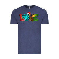 Vintage Denim christmas gemstone love Vintage Tee - RanaPortraitStore