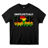 Black unapologetically black Heavy Core Tee - CowGirlArtShop
