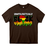 Chocolate Brown unapologetically black Heavy Core Tee - CowGirlArtShop