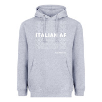Heather Grey italian af Heavyweight Hoodie - artisFamous