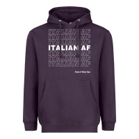 Plum italian af Heavyweight Hoodie - artisFamous