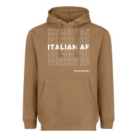 Toasted Coconut italian af Heavyweight Hoodie - artisFamous