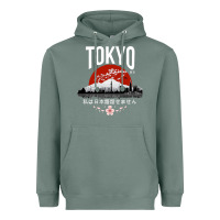 Sage tokyo Heavyweight Hoodie - artisFamous