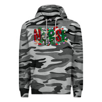 Slate Camo nurse christmas Premium Hoodie - RacoonDesign