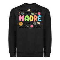Black madre spanish mothers day Heavyweight Sweatshirt - JahusDesignShop
