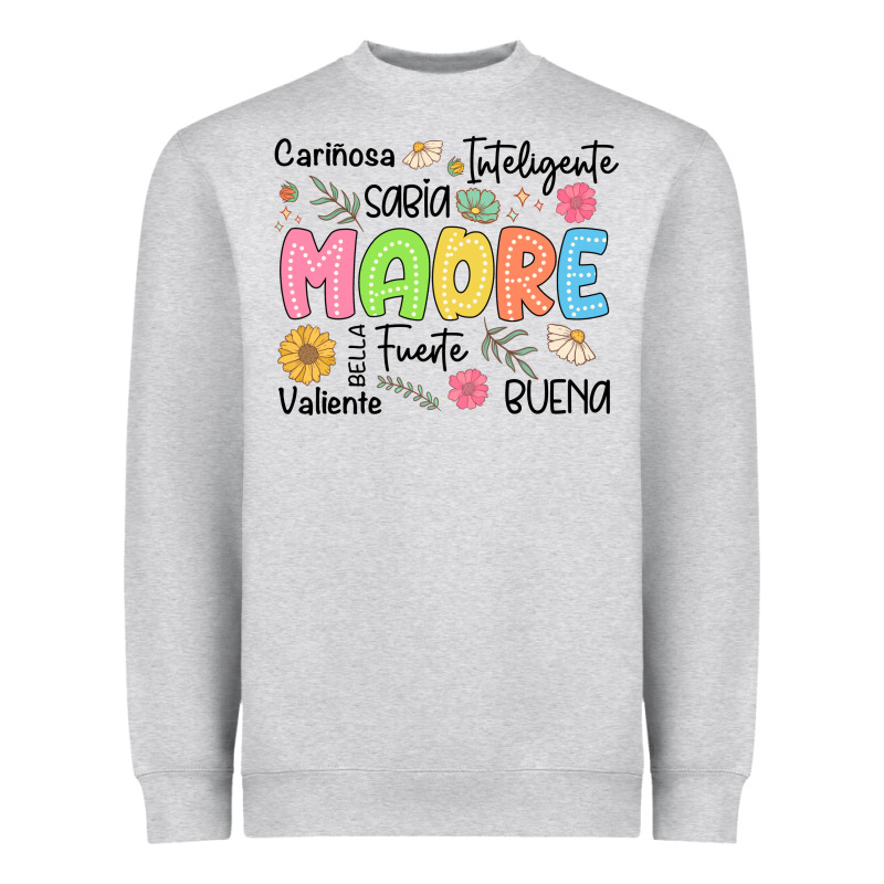 Madre Spanish Mothers Day Heavyweight Sweatshirt by JahusDesignShop | Teevron