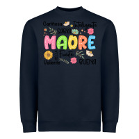 Navy madre spanish mothers day Heavyweight Sweatshirt - JahusDesignShop
