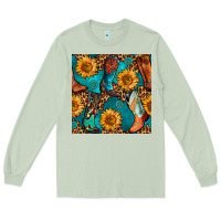 Matcha western cowboy boot seamless pattern Long Sleeve Tee - BundleAndBundleShop