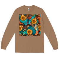 Toasted Coconut western cowboy boot seamless pattern Long Sleeve Tee - BundleAndBundleShop