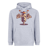 Heather Grey vespa Heavyweight Hoodie - artisFamous