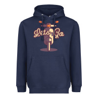 Navy vespa Heavyweight Hoodie - artisFamous
