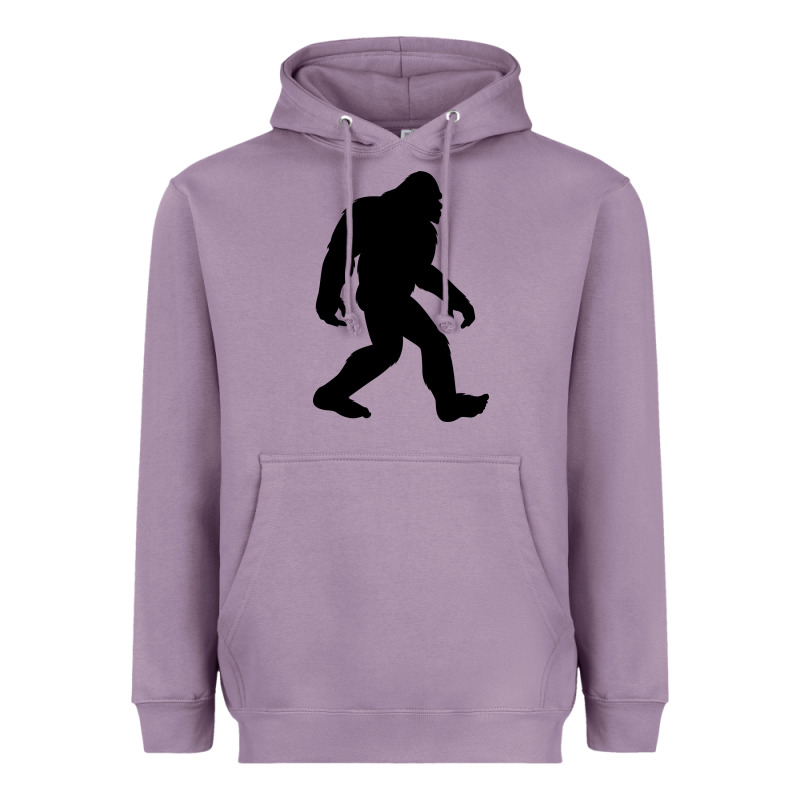 Bigfoot In Black Design Heavyweight Hoodie by artisFamous | Teevron