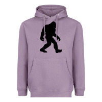 Lavender bigfoot in black design Heavyweight Hoodie - artisFamous
