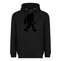 Black bigfoot in black design Heavyweight Hoodie - artisFamous