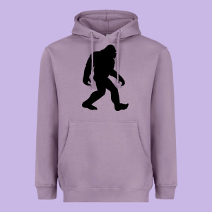 Bigfoot In Black Design Heavyweight Hoodie Designed By Artisfamous
