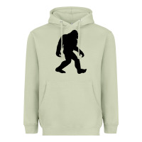 Matcha bigfoot in black design Heavyweight Hoodie - artisFamous