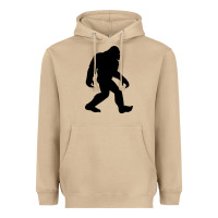 Mushroom bigfoot in black design Heavyweight Hoodie - artisFamous