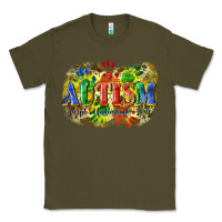 Army Green Autism accept understand love Classic Tee - CowGirlArtShop