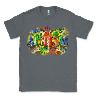 Charcoal Heather Autism accept understand love Classic Tee - CowGirlArtShop