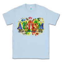 Dusty Blue Autism accept understand love Classic Tee - CowGirlArtShop