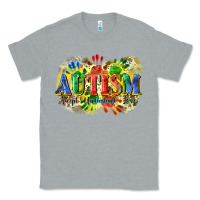 Heather Grey Autism accept understand love Classic Tee - CowGirlArtShop