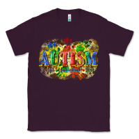 Plum Autism accept understand love Classic Tee - CowGirlArtShop