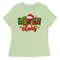 Matcha christmas fancy claus Ladies Tee - FaDigitalArtStudio
