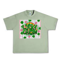 Oil Green lucky charm st patricks Urban Heavy Tee - FaDigitalArtStudio