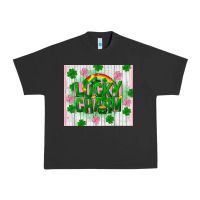 Pigment Black lucky charm st patricks Urban Heavy Tee - FaDigitalArtStudio
