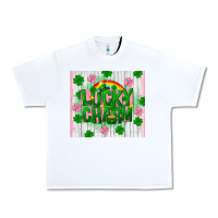 White lucky charm st patricks Urban Heavy Tee - FaDigitalArtStudio