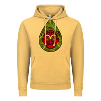 Vintage Mustard african masks teardrop  7 Vintage Hoodie - BundleAndBundleShop