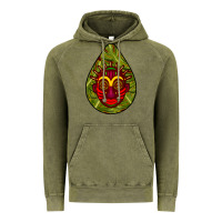Vintage Olive african masks teardrop  7 Vintage Hoodie - BundleAndBundleShop