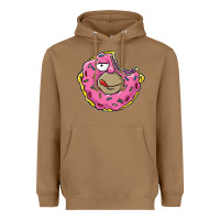 Toasted Coconut DONUT Heavyweight Hoodie - artisFamous
