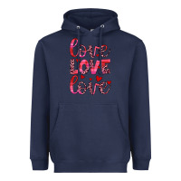 Navy love valentines day Heavyweight Hoodie - JahusDesignShop