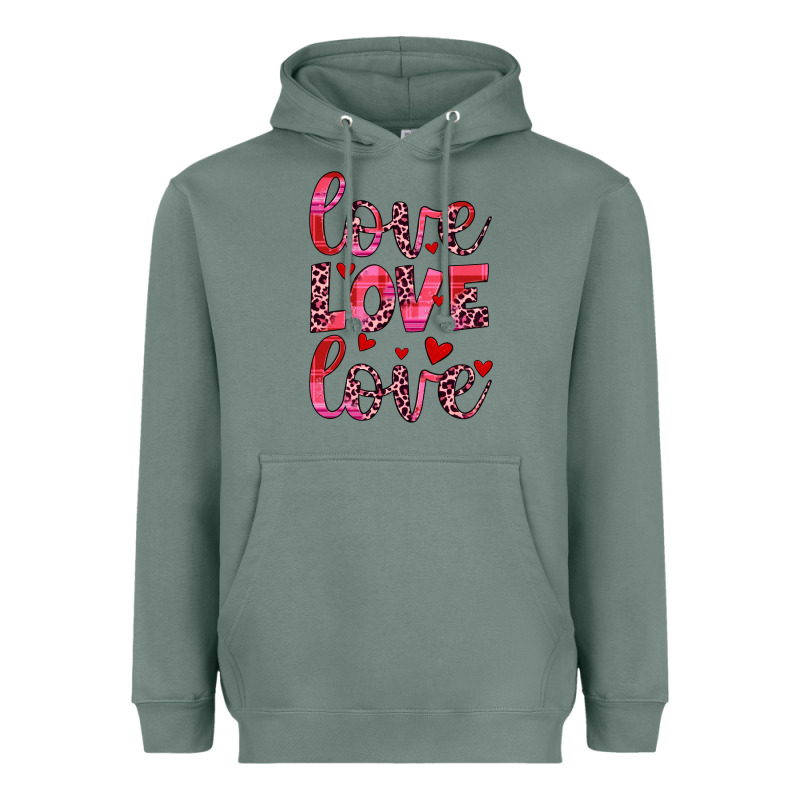 Love Valentines Day Heavyweight Hoodie by JahusDesignShop | Teevron