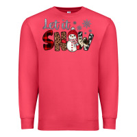 Cardinal let it snow snowman Premium Sweatshirt - JahusDesignShop