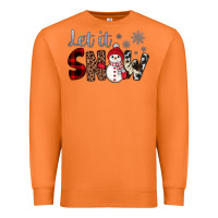 Carrot let it snow snowman Premium Sweatshirt - JahusDesignShop
