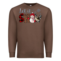 Chestnut let it snow snowman Premium Sweatshirt - JahusDesignShop
