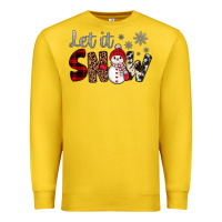 Lemon let it snow snowman Premium Sweatshirt - JahusDesignShop