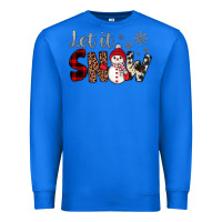 True Royal let it snow snowman Premium Sweatshirt - JahusDesignShop