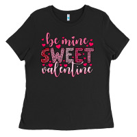 Black be mine sweet valentine Ladies Tee - OliviaCreatesArt
