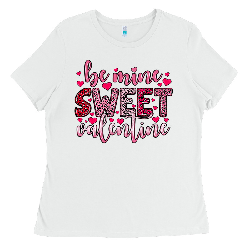 Be Mine Sweet Valentine Ladies Tee by OliviaCreatesArt | Teevron