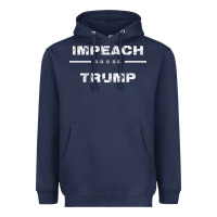 Navy impeach trump Heavyweight Hoodie - artisFamous