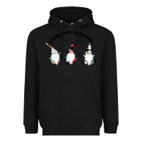 Black chillin' with my gnomies for light Heavyweight Hoodie - artisFamous